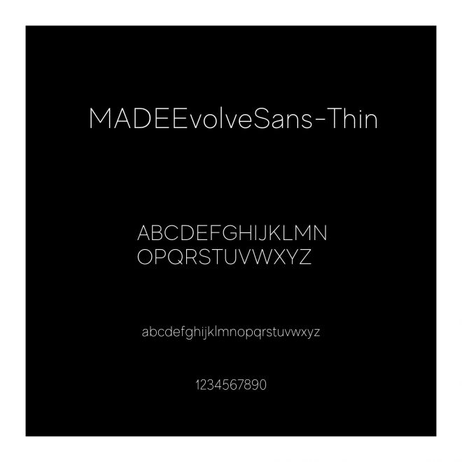 MADEEvolveSans-Thin