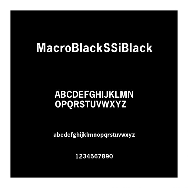 MacroBlackSSiBlack