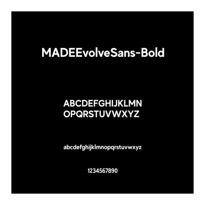 MADEEvolveSans-Bold