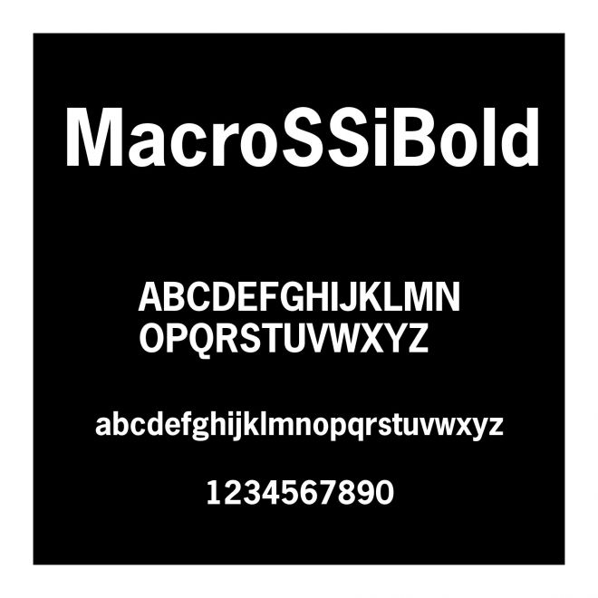MacroSSiBold