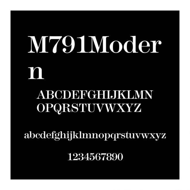 M791Modern