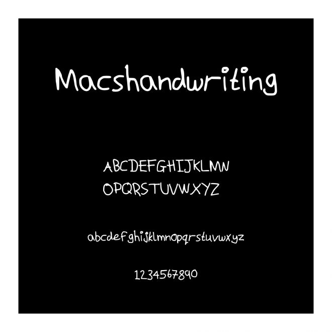 Macshandwriting
