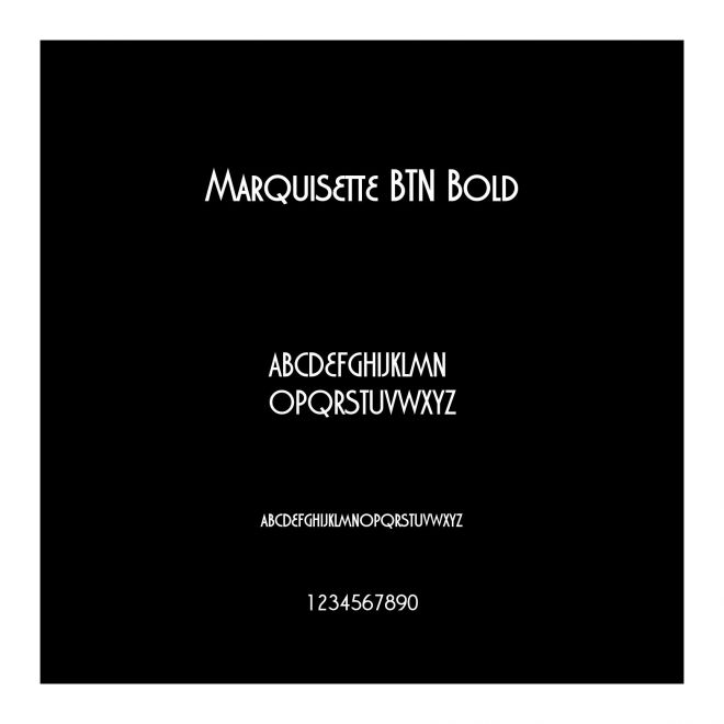 Marquisette BTN Bold