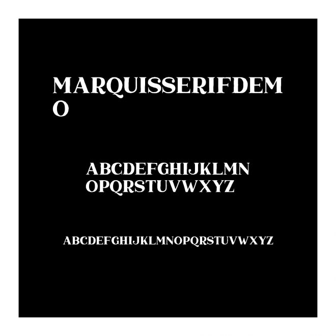 MarquisSerifDEMO