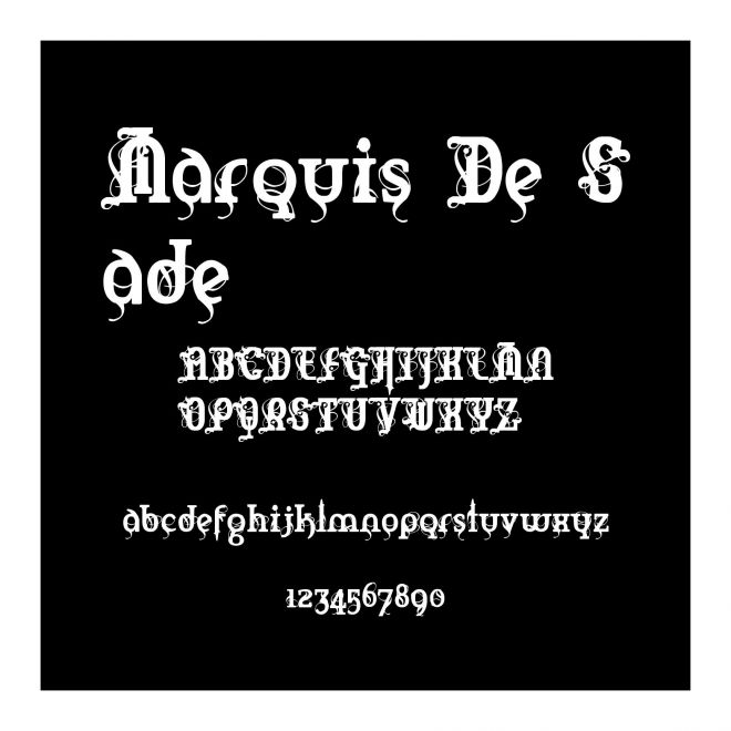 Marquis De Sade