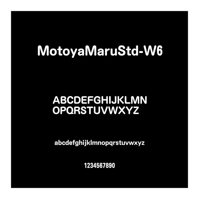 MotoyaMaruStd-W6