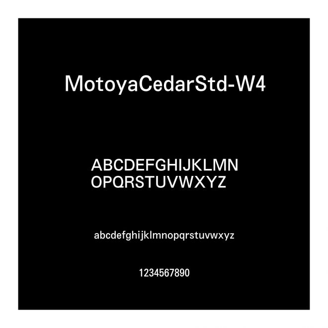 MotoyaCedarStd-W4
