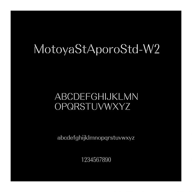 MotoyaStAporoStd-W2