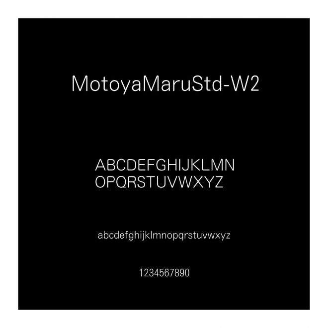 MotoyaMaruStd-W2