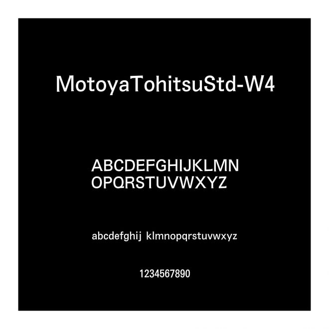 MotoyaTohitsuStd-W4