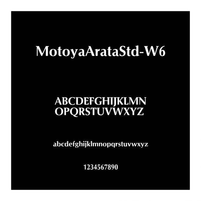 MotoyaArataStd-W6