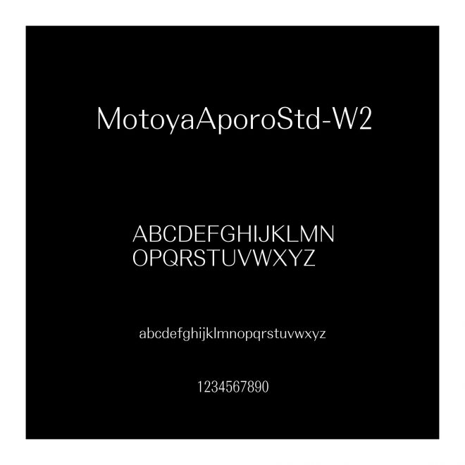 MotoyaAporoStd-W2