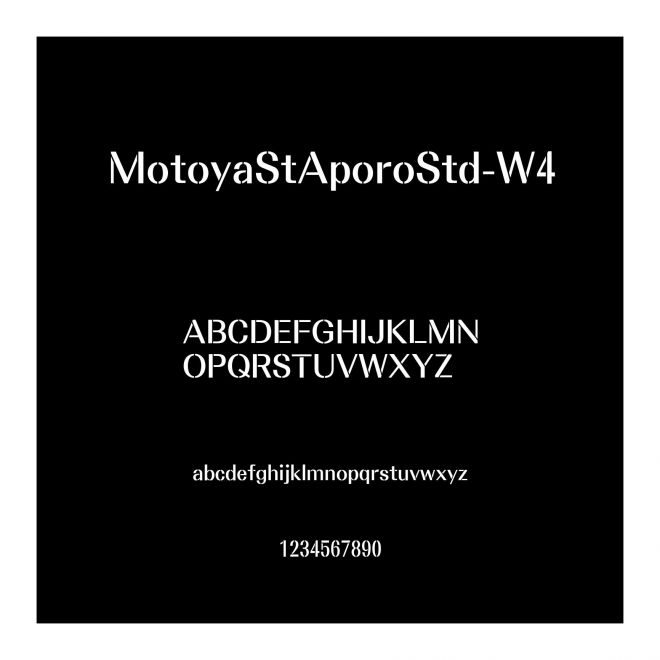 MotoyaStAporoStd-W4