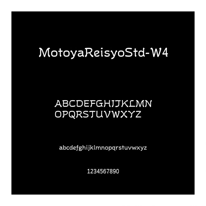 MotoyaReisyoStd-W4