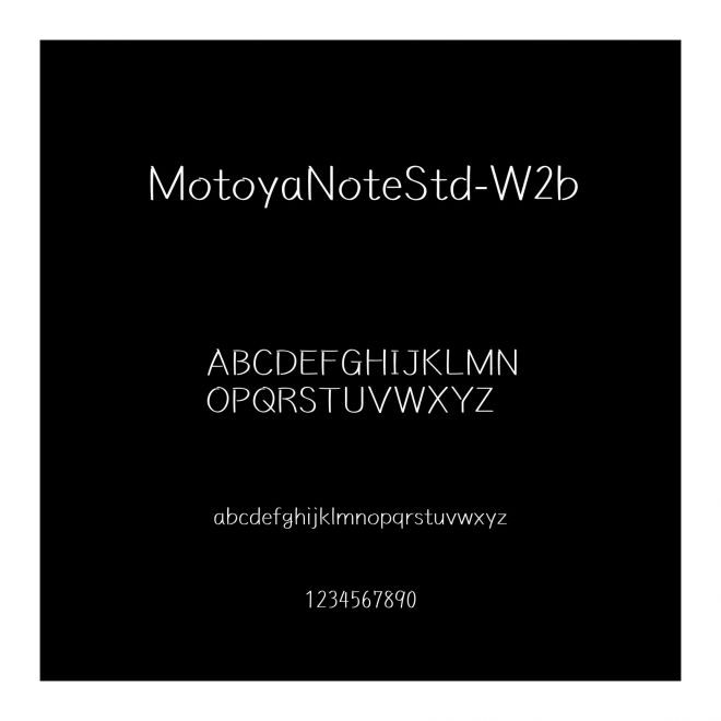 MotoyaNoteStd-W2b