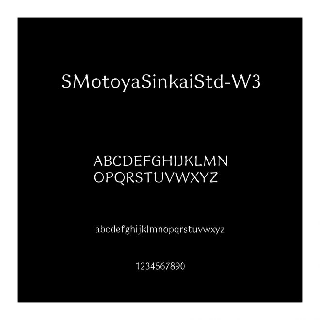 SMotoyaSinkaiStd-W3