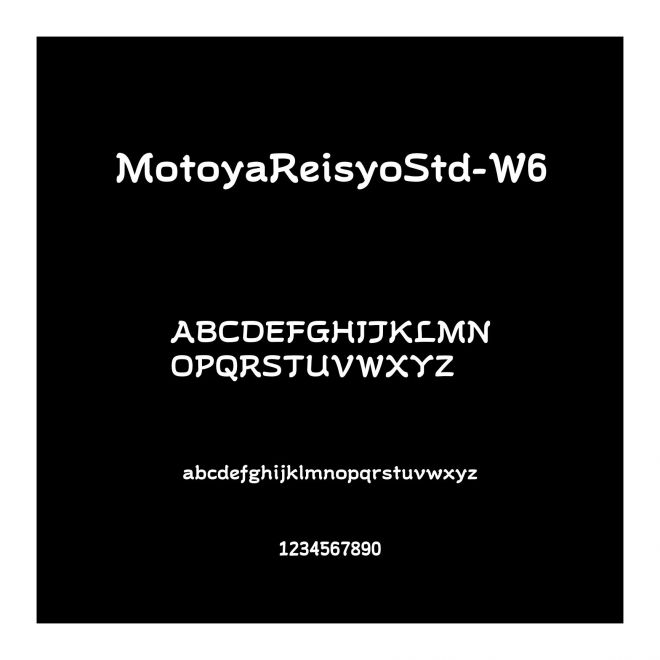 MotoyaReisyoStd-W6
