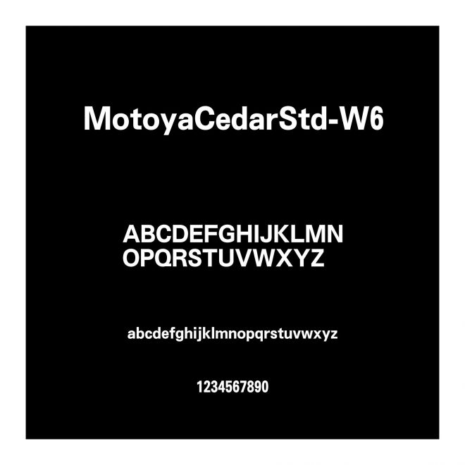 MotoyaCedarStd-W6