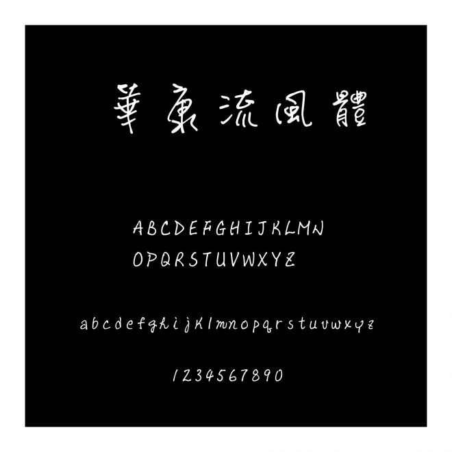 華康流風體
