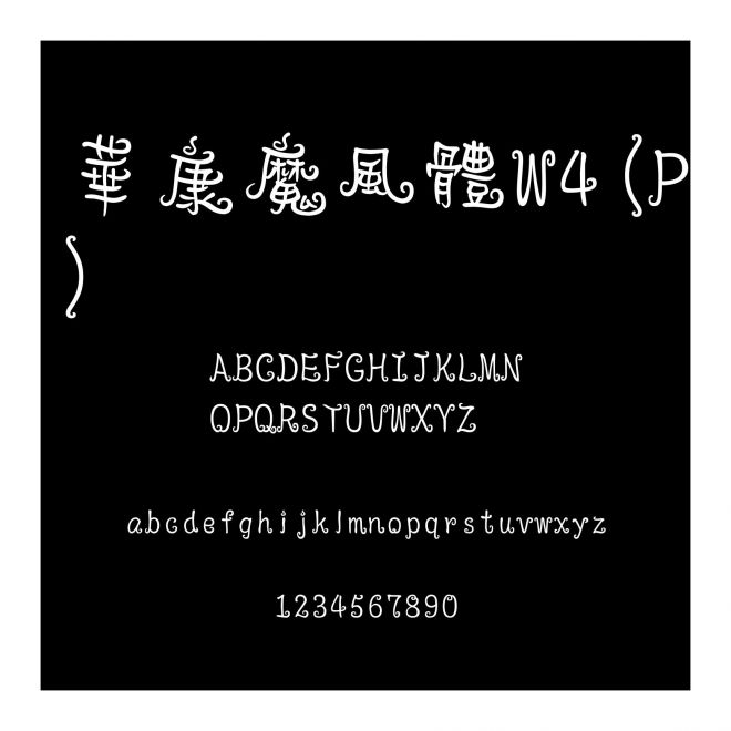 華康魔風體W4(P)