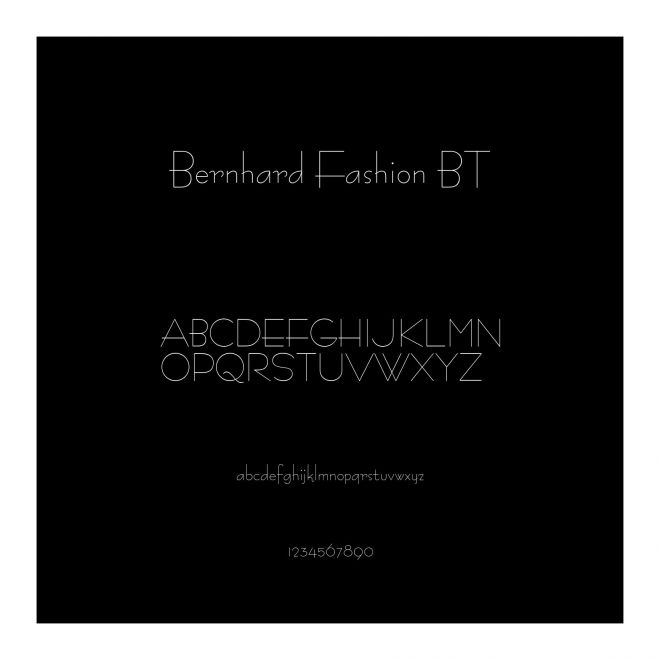 Bernhard Fashion BT
