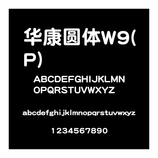 華康圓體W9(P)