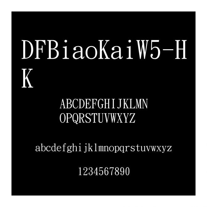DFBiaoKaiW5-HK