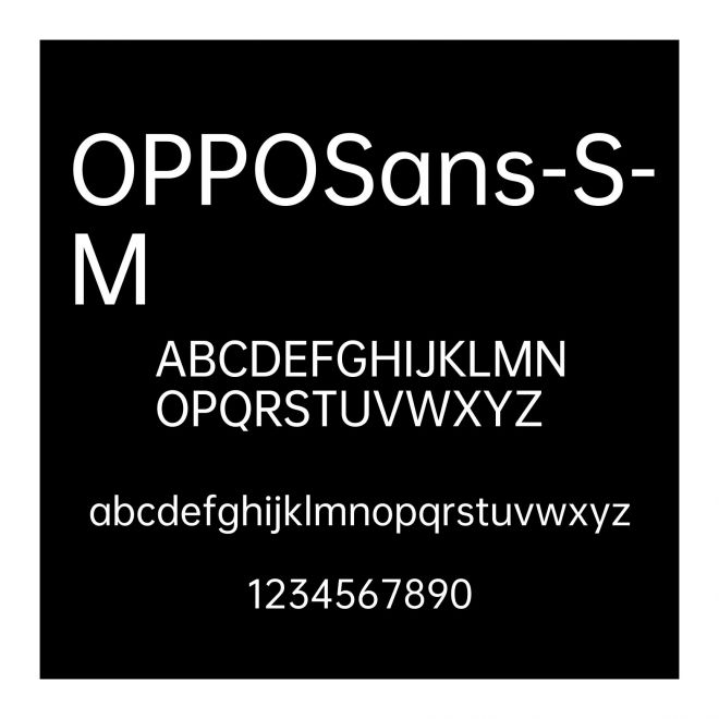 OPPOSans-S-M