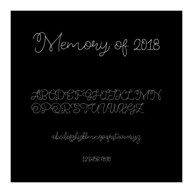 Memory of 2018