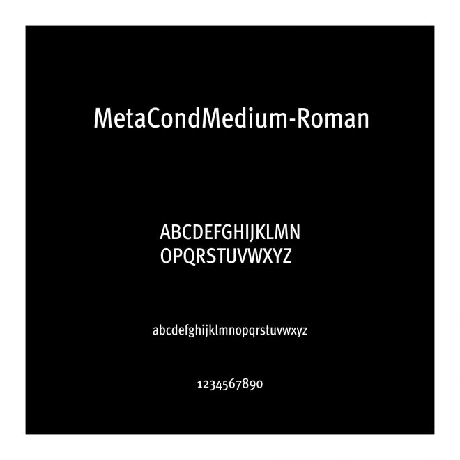 MetaCondMedium-Roman