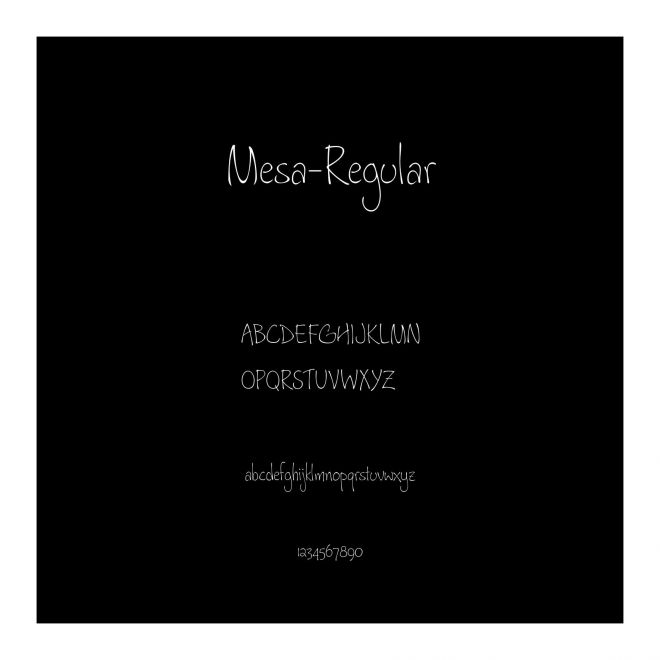 Mesa-Regular