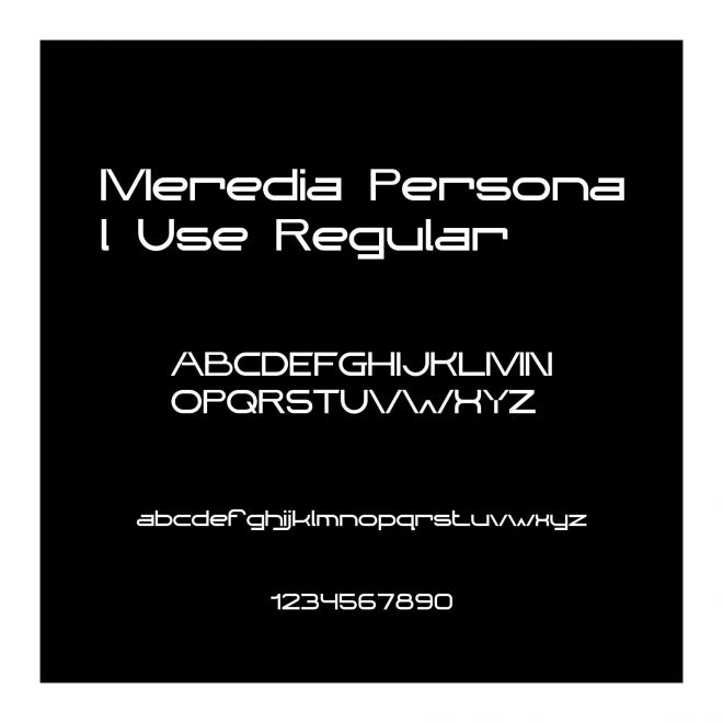 Meredia Personal Use Regular