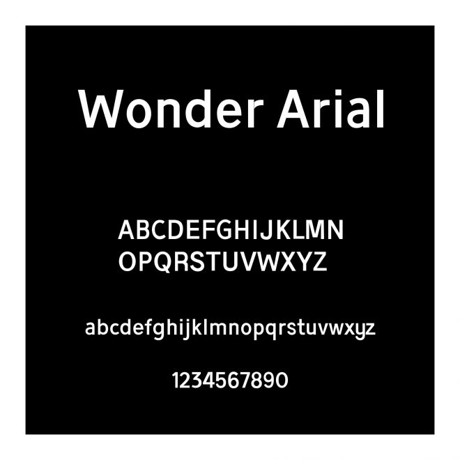 Wonder Arial