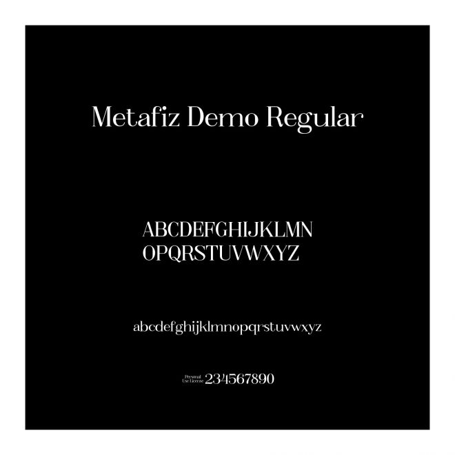 Metafiz Demo Regular