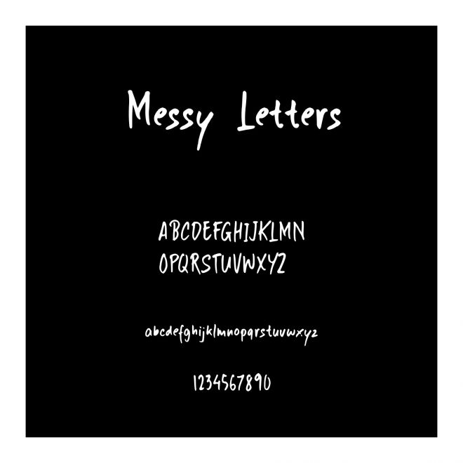 Messy Letters