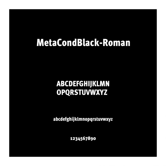 MetaCondBlack-Roman