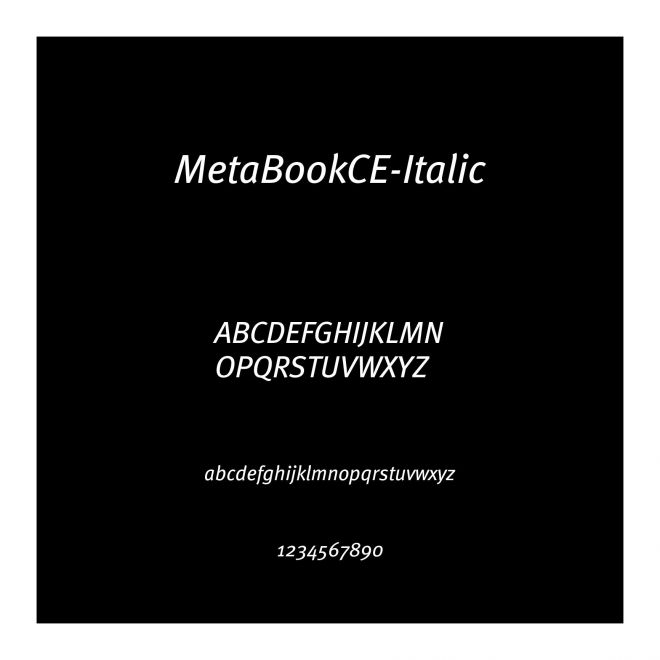 MetaBookCE-Italic