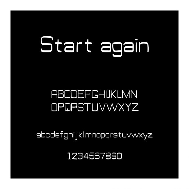 Start again