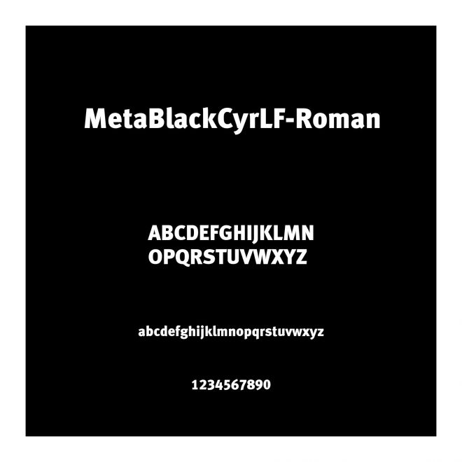 MetaBlackCyrLF-Roman