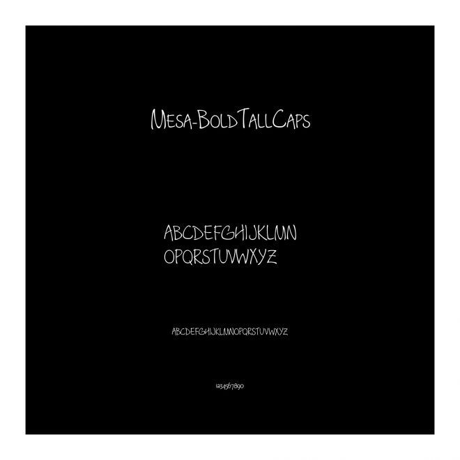 Mesa-BoldTallCaps