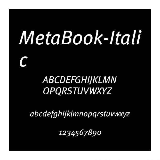MetaBook-Italic