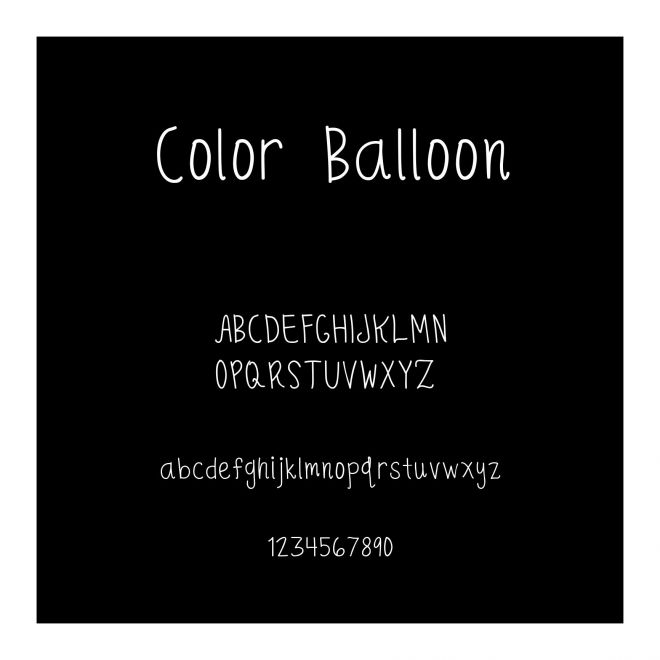 Color Balloon