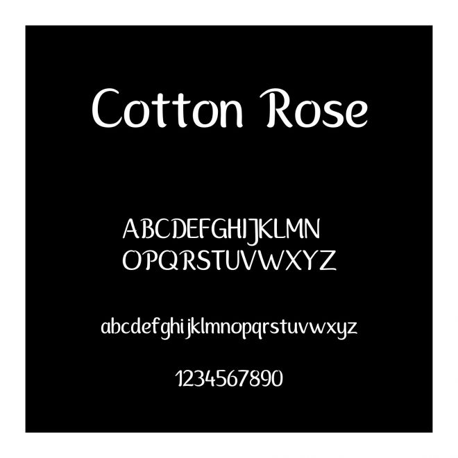 Cotton Rose