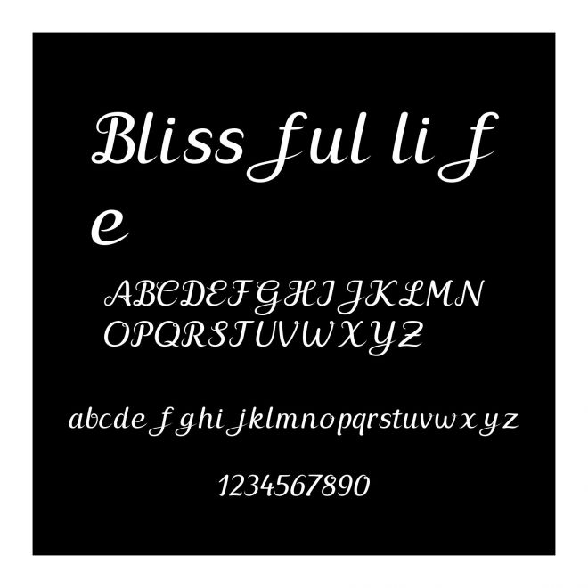 Blissful life