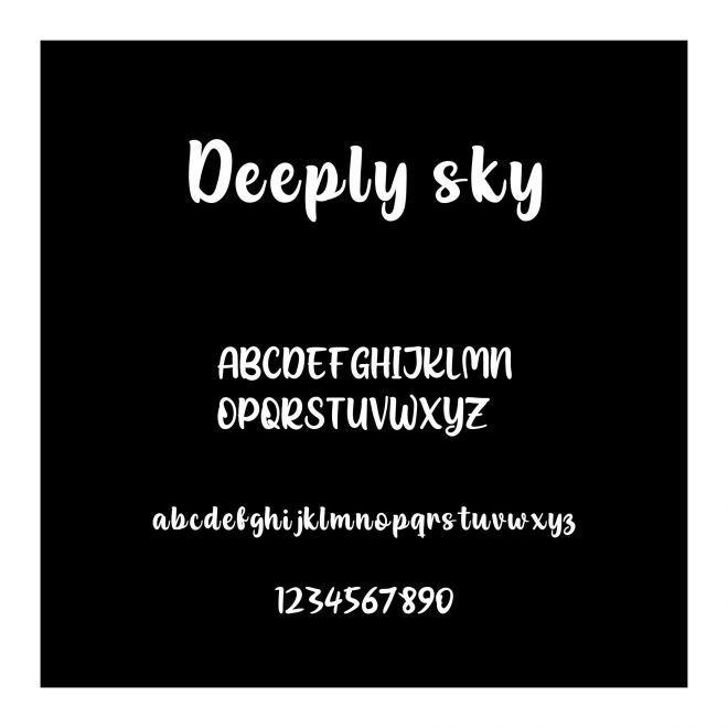 Deeply sky