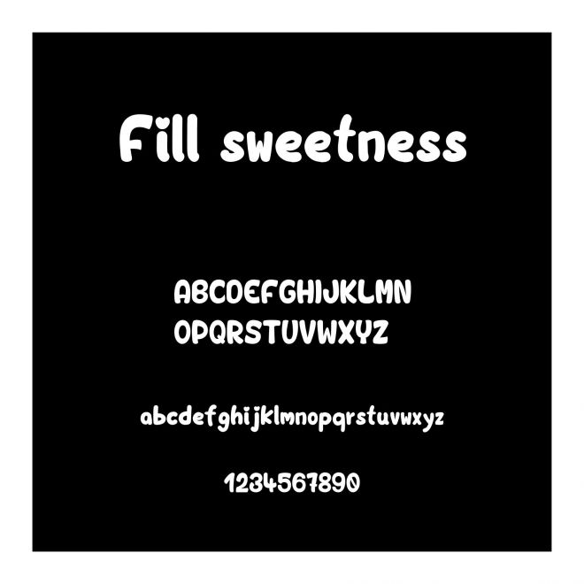 Fill sweetness