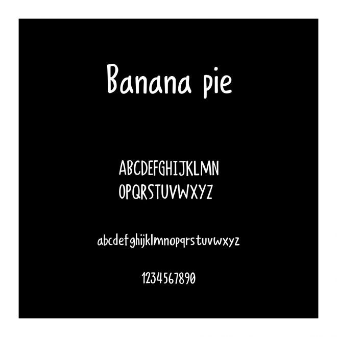 Banana pie