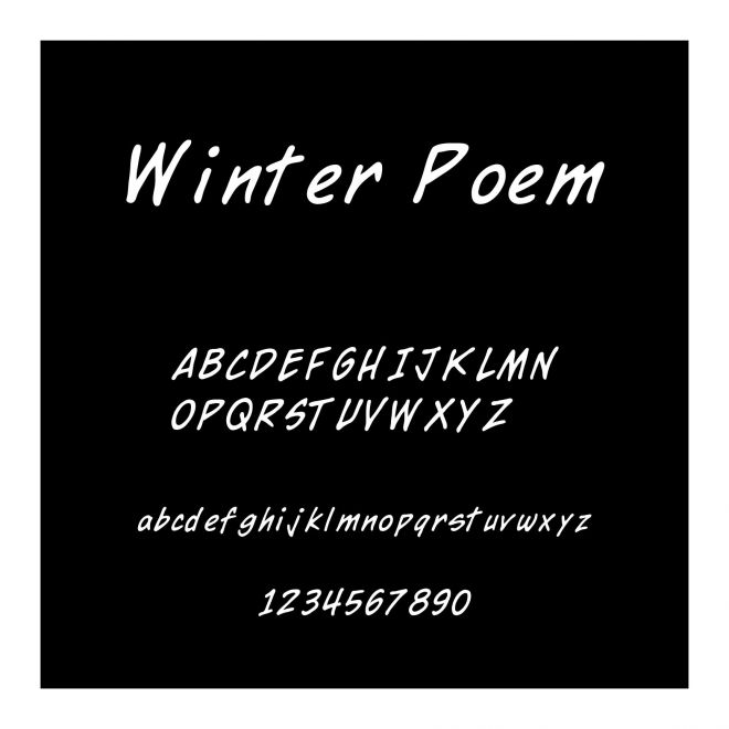 Winter Poem
