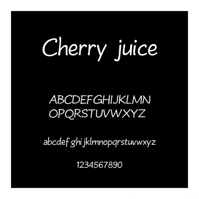 Cherry juice