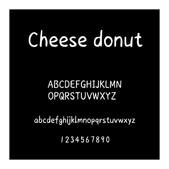 Cheese donut